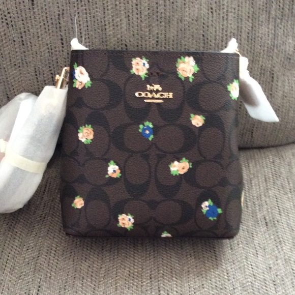 Authentic Coach Bucket Bag & Wristlet Mini Roses - Picture 6 of 7